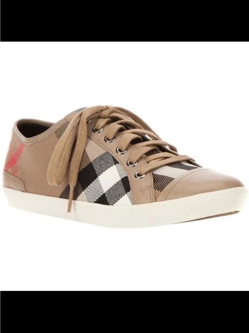 Burberry Vintage Housecheck Low Top
Vulcanized Sneaker Size 37